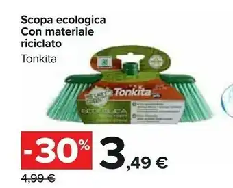 Tonkita Scopa Ecologica Con Materiale Riciclato