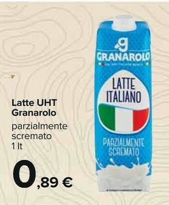 Carrefour Granarolo Latte UHT Parzialmente Scremato A Lunga Conservazione 1000 G(ml) offerta