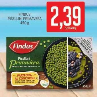 Supermercati Piccolo Findus Pisellini Primavera 450 g offerta