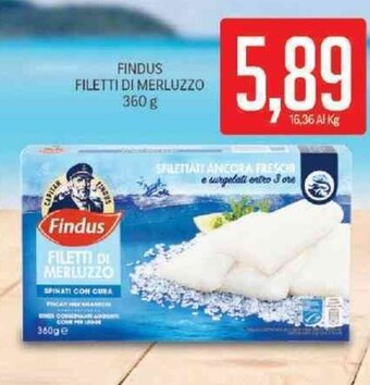 Supermercati Piccolo Findus Filetti Di Merluzzo 360 g offerta
