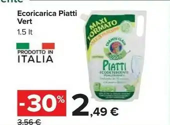 Carrefour Chanteclair Ecoricarica Piatti offerta