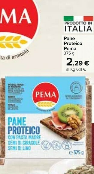 Carrefour Pema Pane di segale offerta