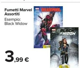 Carrefour Marvel Marvel Fumetti Black Widow offerta