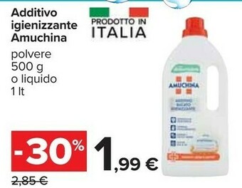 Carrefour Amuchina Additivo Igienizzante offerta