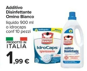 Carrefour Omino Bianco Additivo Disinfettante offerta