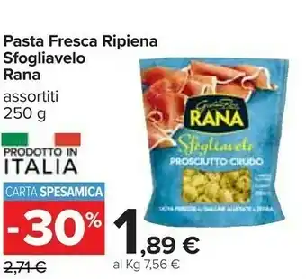 Carrefour Rana Giovanni - Pasta Fresca All'Uovo Fettuccine 250 G(ml) offerta