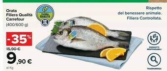 Carrefour Carrefour Orata Filiera Qualità offerta