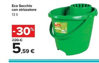 Carrefour Eco Secchio Con Strizzatore offerta