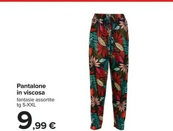 Carrefour Pantalone In Viscosa offerta