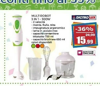 Happy Casa Lux Frullatore offerta