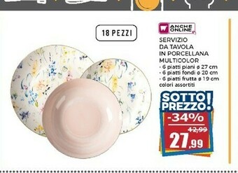 Happy Casa Servizio piatti offerta