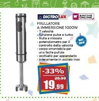 Happy Casa Lux Frullatore offerta