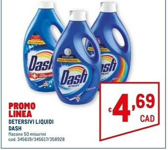 Metro Dash Detersivo lavatrice offerta