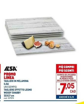 Metro Ilsa Servizio piatti offerta