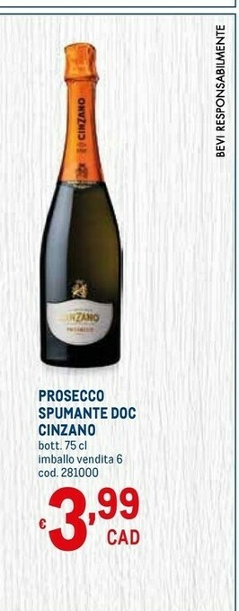 Metro Aperol spritz offerta