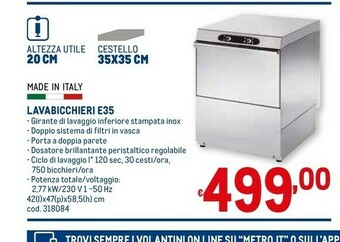 Metro Piatti di plastica offerta