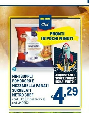 Metro Metro chef Surgelati offerta