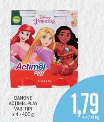 Supermercati Piccolo Danone Actimel Play Vari Tipi x 4 - 400 g offerta