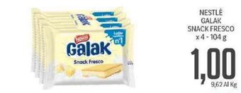 Nestlè Galak Snack Fresco x 4 - 104 g