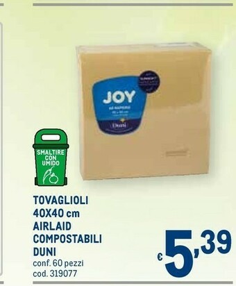 Metro Duni Tovaglioli offerta