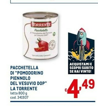 Metro La torrente Pomodorini offerta