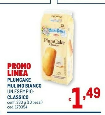 Metro Mulino Bianco Plum cake offerta