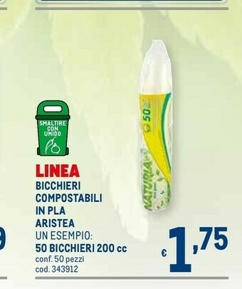 Metro Bicchieri di plastica offerta