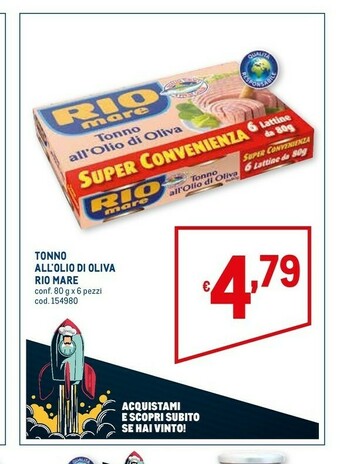 Metro Rio Mare Tonno Rio mare offerta