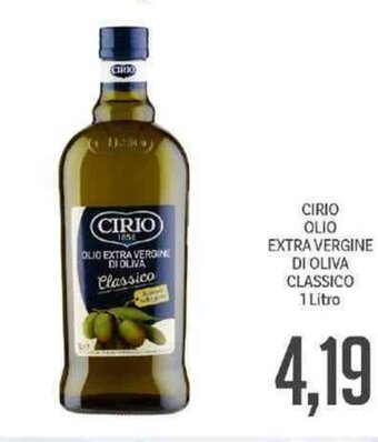 Supermercati Piccolo Cirio Olio Extra Vergine Di Oliva Classico 1 Litro offerta