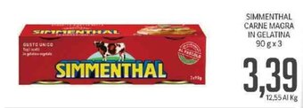 Supermercati Piccolo Simmenthal Carne Magra in Gelatina 90 g x 3 offerta