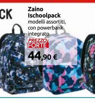 Carrefour Iper Zaino ischoolpack offerta