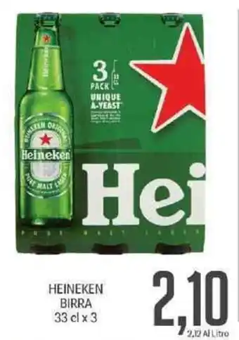 Supermercati Piccolo Heineken Birra 33 cl x3 offerta