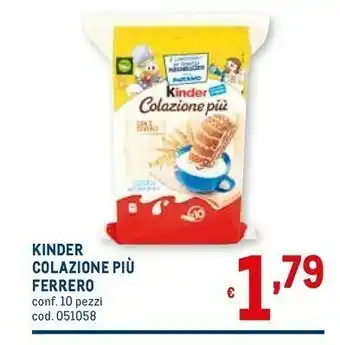 Metro Kinder Colazione Più offerta