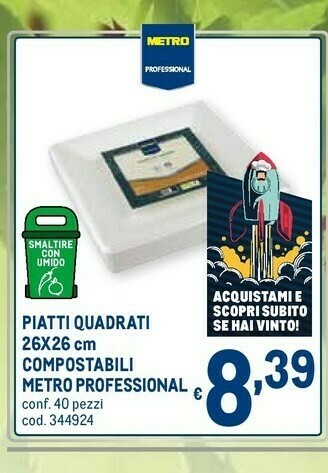 Metro Bicchieri di plastica offerta
