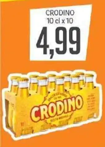 Supermercati Piccolo Crodino 10 cl x 10 offerta