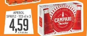 Supermercati Piccolo Aperol Spritz - 17,5 cl x 3 offerta