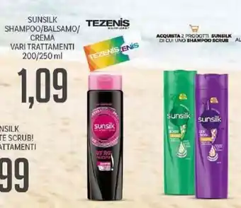Supermercati Piccolo Sunsilk Shampoo/Balsamo/Crema Vari Trattamenti 200/250 ml offerta