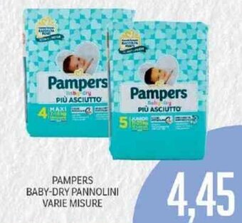 Supermercati Piccolo Pampers Baby-Dry Pannolini varie misure offerta