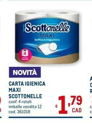 Metro Regina Carta igienica offerta