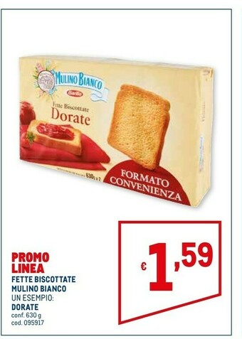 Metro Mulino Bianco Fette biscottate offerta