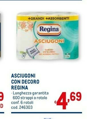 Metro Regina Rotoli di carta offerta