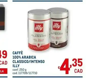 Metro Illy Caffè offerta