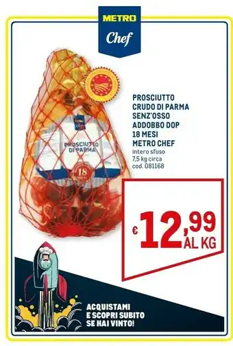 Metro Metro chef Prosciutto di Parma offerta