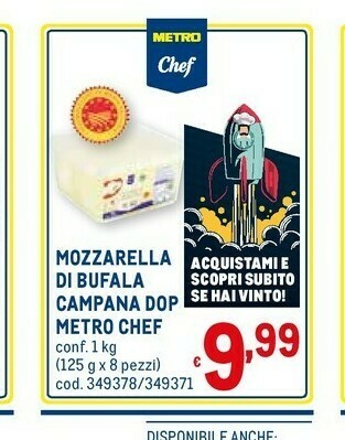 Metro Metro chef Mozzarella di bufala offerta