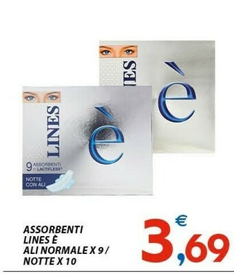 Vivo Supermercati Lines Assorbenti lines offerta