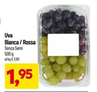 DPiù Uva Bianca/Rossa Senza Semi 500 g offerta