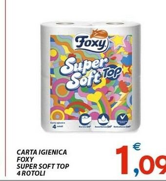 Vivo Supermercati Foxy Carta igienica offerta