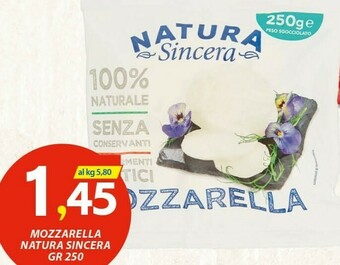 Vivo Supermercati Natura sincera Mozzarella offerta