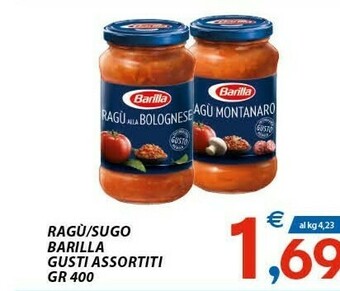 Vivo Supermercati Barilla Sughi per pasta offerta