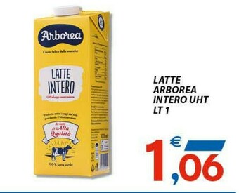 Vivo Supermercati Arborea Latte parzialmente scremato offerta